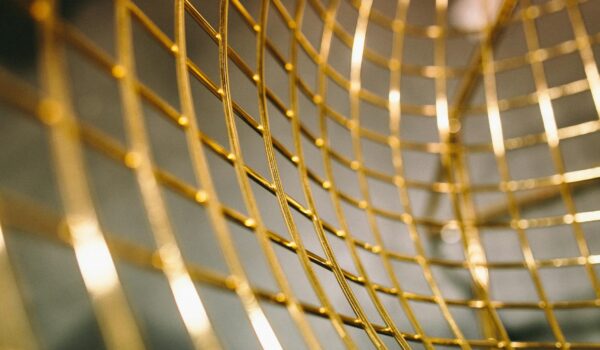 closeup photography of metal frame
